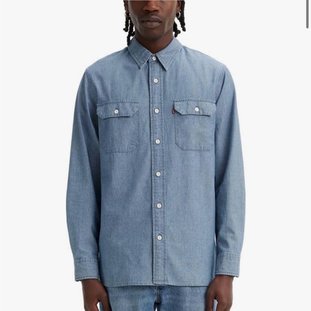 Levi's Mens Classic Worker Long Sleeve Shirt NWT SMALL
